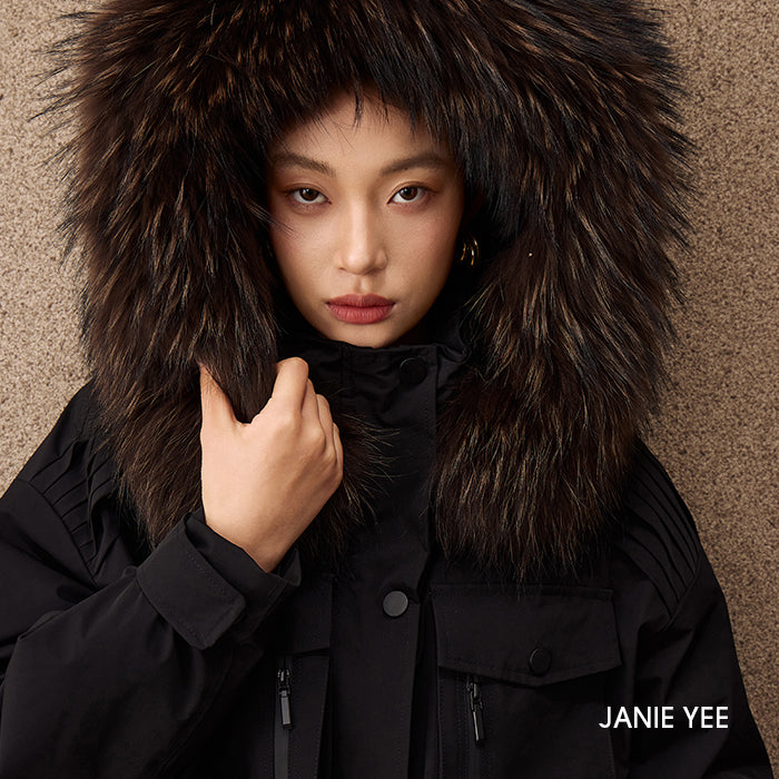 Short Utility Parka Jacket with Hood – Janie Yee