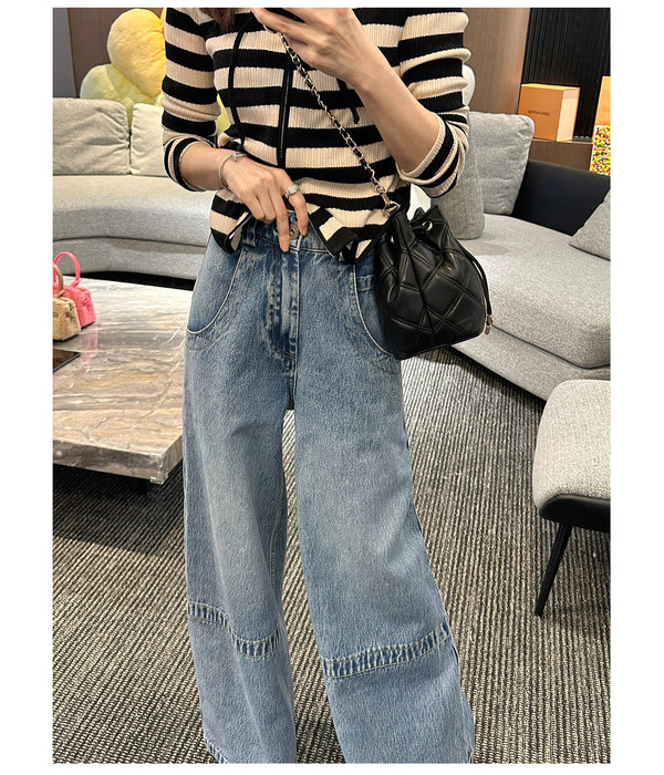 23A0538 Baggy Jeans - Wide Leg Denim