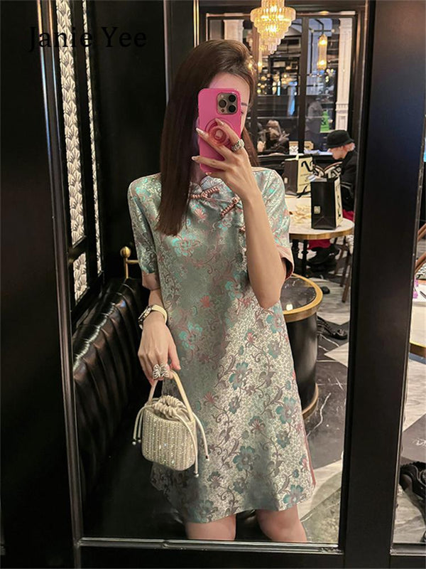 24a0535 Evening Flowers Song Brocade